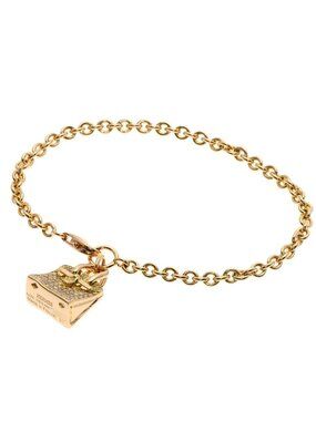 Hermes Amulette Birkin Diamond Bracelet 18K Pink Gold